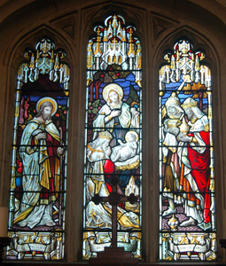 The chancel east window in Saint Marys May 2008